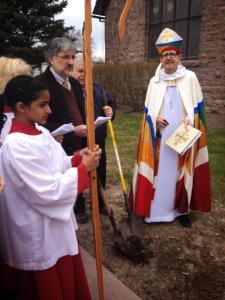 Groundbreaking at St. James, Marshall
