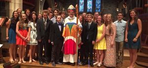 A photo from June's Confirmation service at St. Stephen's, Edina.